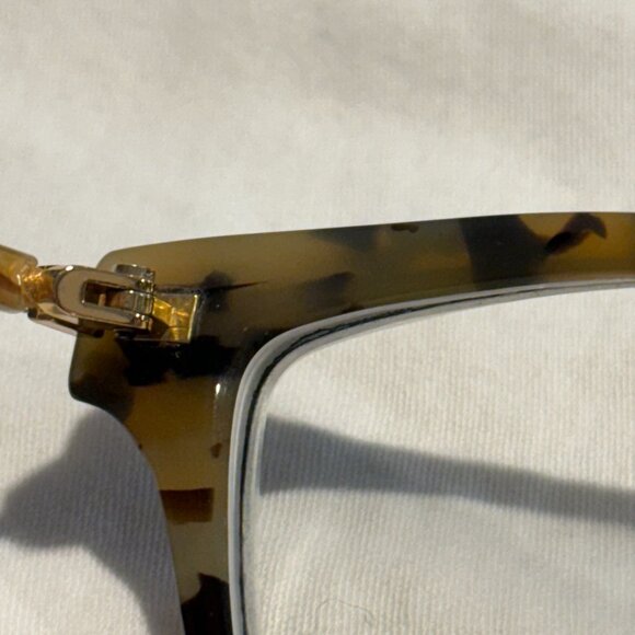 Face a Face Eyeglass Frame Shiso 1 Col 2135 Cat Eye Shape Black Light Tortoise - Picture 11 of 16